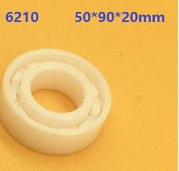 1pcs/lot 6210 ZrO2 full Ceramic bearing 50x90x20mm Zirconia Ceramic deep groove ball bearings 50*90*20mm