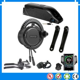 EU US No tax BBS02B BBS02 48V 750W Bafang mid drive electric motor kit with 12Ah Li-ion ebike battery charger