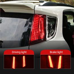 2PCS Reflector For Ford Ecosport 2013 2014 2015 2016 2017 2018 2019 LED rear bumper lights brake tail light Fog lamp