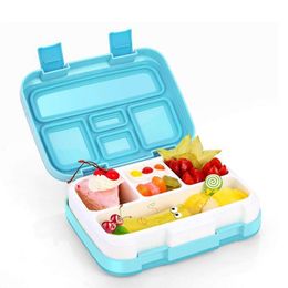 -Японский Портативный Lunch Box Для Детей Школьная Разделительная Плита Bento Box Кухня Посуда Герметичная Кемпинг Контейнер Для Пищевых Продуктов Box