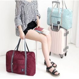 Multifunction Folding Luggage Storage Bags Large Capacity Waterproof Tote Bag Travel Clothes Pouch Foldable Handbag Organizer VT1565