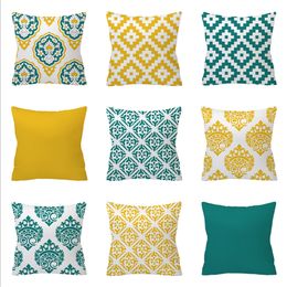 Wholesale Blue Chevron Pillow For Resale Group Buy Cheap Blue