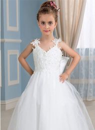 Wedding Party Events Flower Girl Dresses Floor Girls Pageant Dresses First Communion Dresses Wedding Party Dress