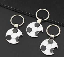 Football Shaped Bottle Opener Key Keychain Metal Aolly Keys Buckle Ring Openers for Kitchen Bar Gifts