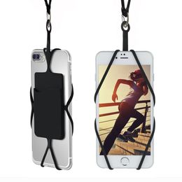 Cell phone Lanyard Strap Universal Smartphone Case Cover ID Holder Necklace for iPhone 7 8 X Xs Max 11 pro max Samsung S10 Galaxy Phone