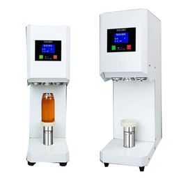 110V 220V Automatic lifting sealing machine for aluminum can milk tea shop cold drink shop 500ml 650ml can sealing machine