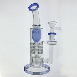 facebook new 2020 glass bong incycler oil rig dab rig thick glass smoking water pipe 14.4mm joint quartz banger bowl bubbler