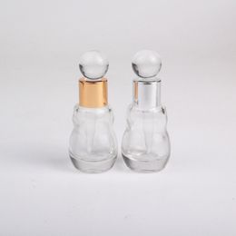 6ml Mini Transparent Perfume Glass Bottle With Dropper Portable Empty Refillable Travel Bottle fast shipping F1747