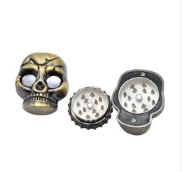 Manufacturers direct sales of metal high-end ghosthead grinder two-layer grinder skeleton tobacco crusher spot