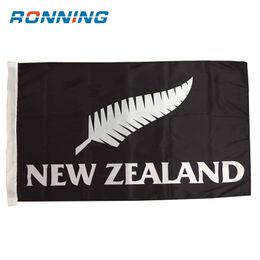 150x90cm 3X5FT Custom New Zealand Feather Flag Banner Digital Printing Polyester Hanging Advertising Most Popular Flag