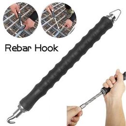 reinforced bar tying hook construction tools rebar tier steel wire twister automatic concrete metal twist fence tool 300mm