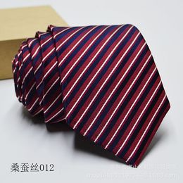 New Luxury Designer Tie Brand Silk Ties Silk Tie Mulberry Silk Men's Business Jacquard Business 8CM Men Business Formal Tie