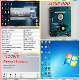 Tools Auto repair disgnosis S0ft-ware connect for sd 4 car and truck diagnostic latest version 320GB HDD Fit MB STAR C4 C5