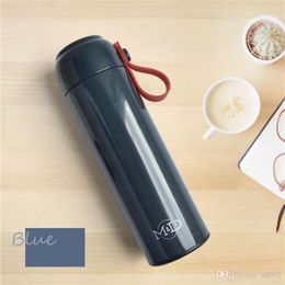 Vacuum High Capacity Kettle Stainless Steel Outdoors Water Bottle Gift Cup Heat Preservation Business Affairs Rope ECO Friendly 22 5fsb1