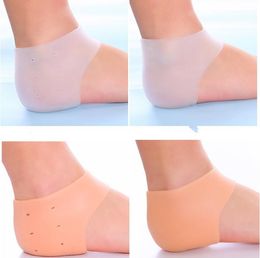1000pcs/lot Silicone Foot Care Tool Moisturizing Gel Heel Socks Cracked Skin Care Protector Pedicure Health Monitors Massager#33893