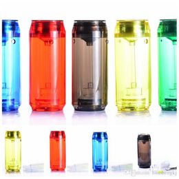 Newest Colourful Hookah Shisha One Hose Acrylic Kit Built in Night Light Function Innovative Design Easy Clean Portable High Quality DHL Free