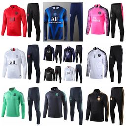 19 20 Algérie Homme Survêtement Formation De Football Maillot D Entraînement De Football Real Madrid 2019 2020 Paris Mbappe Survetement De Pied