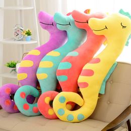 50cm 2019 new arrived Creative cartoon seahorse plush toys baby child pillow girls/boy doll birthday Christmas gift