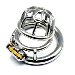 Latest Male Chastity Device/Belt Stainless Steel Metal Cage Cock Lock A094