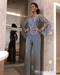 women's chiffon trouser suits uk