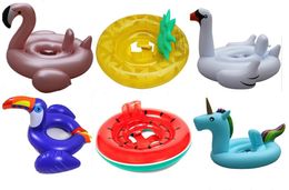 Baby Swimming seat Ring Inflatable swan Unicorn Pool Float Baby Summer Water Fun Pool Toy swan flamingo Kids Swimming float tubes