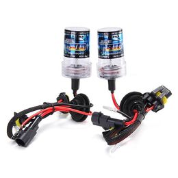 5000K Car H11 35W HID Xenon Headlight Light Lamp Bulb Replacement - Black + White ( One Pair )