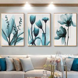 Blue Flower Canvas Wall Art Online Shopping Buy Blue Flower Canvas Wall Art At Dhgate Com