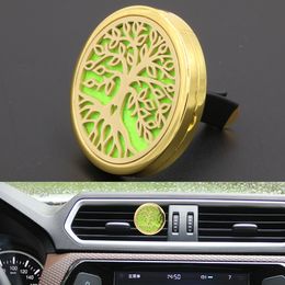 High Quality fragrance diffuser Design 40MM Large Car Air Freshener Auto Interior Purifier Vent Outlet Essential Oil Diffuser Clip Locket