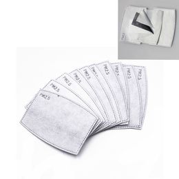 5Layers mask Philtre pad Activated Carbon Face Mask Philtre Insert for Mouth Masks Replaceable Mask Antidust PM2.5 Philtres FFA4197