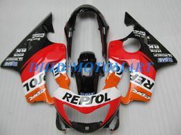 Black red Customized Fairing set for HONDA CBR600F4 99 00 CBR600 F4 1999 2000 CBR 600 F4 600F4 CBR600 yellow black Fairings body kit HP34