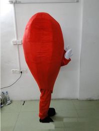 2020 Factory direct sale Adult Size Red Heart Mascot Costume Fancy Heart Mascot Costume free shipping