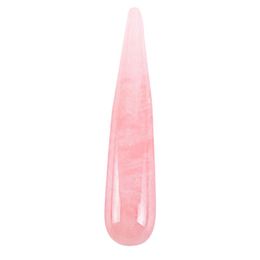 Face Massage Wand Real Natural Mineral Acupoint Pen Rose Quartz Massage Wand Jade Quartz Gua Sha Stone Tool