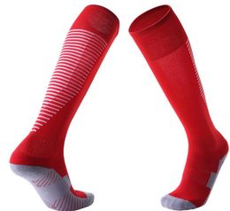 popular Adult children's non slip over knee football socks thickened towel bottom long tube socks comfortable resistant sports socks fitness