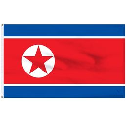 90x150cm North Korea Flag 3x5 ft Custom PRK KP NK North Korean National Flag Banner Country Flags of Democratic People's Republic of Korea