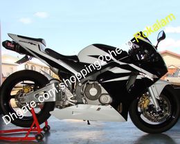 For Honda Cowling Parts CBR600RR F5 CBR 600RR CBR600 RR 2003 2004 03 04 Black White ABS Motorcycle Fairing Kit (Injection molding)