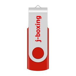 Red Metal Rotating 32GB USB 2.0 Flash Drives 32gb Flash Pen Drive Thumb Storage Enough Memory Stick for PC Laptop Macbook Tablet