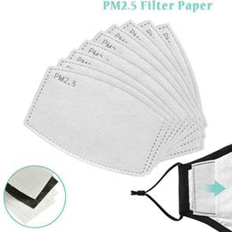5 Layers Adult Child Disposable Mask Pads Insert Filter Mat Activated Carbon Masks Replaceable Filters PM2.5 Mask Pad ZZA2087 1000Pcs