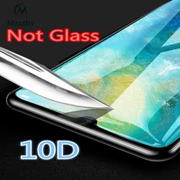 10D Soft Hydrogel Protective Film For Huawei P9 P10 Plus P20 lite Pro P30 Pro Nove 4 P10 P9 lite Screen Protector Film Not Glass