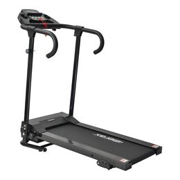 Merax Home Folding Electric Treadmill Motorised Fitness Equipment With LCD Display - Black