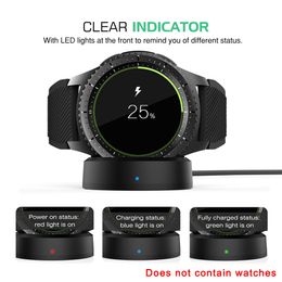 Wireless charger on galaxy watch 46/42mm Smart Watch Charging Dock For Samsung galaxy watch Gear S3 S2 Sport Power Source Charge