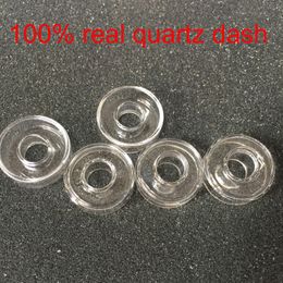 titanium quartz nail replacement NZ - MOQ 2pcs Replacement OD 22mm 25mm quartz dish 100% titanium nail coil accessories bowls for glass pipe water bongs wax oil rigs