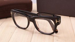 Wholesale-Frame Tom 5040 Brand Designer Plank Big Frame Eyeglasses Frames for Women Retro Myopia Eyeglasses Frames with Case
