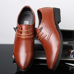 Mens Office Shoes Leather Black Designer Shoes Men Oxford Brown Dress Wedding Shoes Men Italian Chaussures Hommes En Cuir Luxe