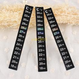 free shipping Brewcraft Strip Thermometer Carboy Fermenter Homebrew Beer Tank Temperature Sticker Adhesive Sticky Scale Aquarium Fish