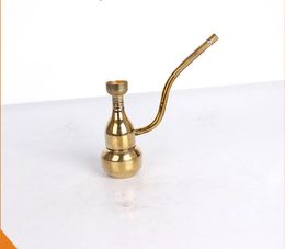 Jintai Copper Hulu Type Water Pipe Water Filtration Tobacco Bottle