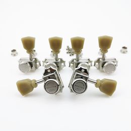 3R3L Locking String Vintage Deluxe Electric Guitar Machine Heads Tuners Nickel Tuning Pegs 1 Set