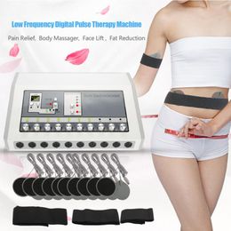 Russian wave EMS electrode stimulation micro current body massage slimming detoxing beauty machine