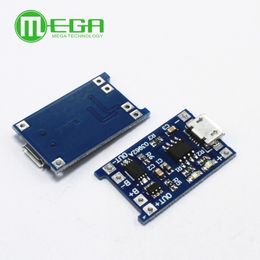 100pcs/lot 5V 1A Micro USB 18650 Lithium Battery Charging Board Charger Module+Protection Dual Functions freeshipping