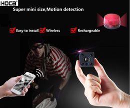 Mini 1080P Full HD WIFI IP IR camera Max.128G SD built-in microphone and rechargeable battery support remote control move detection APP