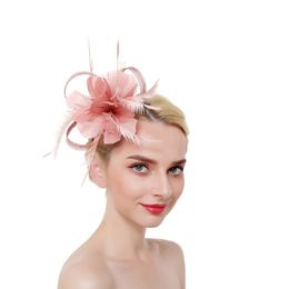 blush pink wedding hats